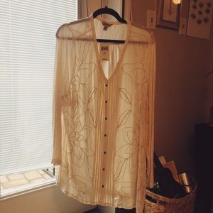 Lucky Brand Lightweight Grandpa Cardigan